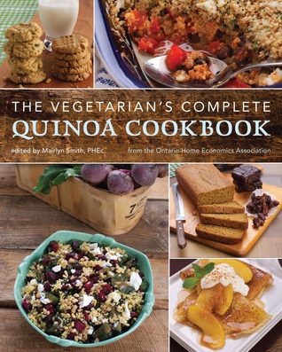 Collage of five images of food on cover of cookbook