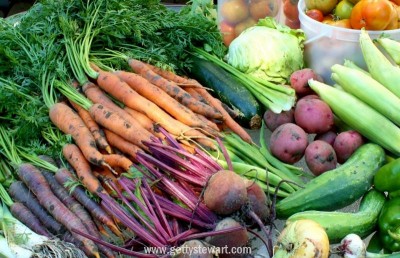 garden vegetables colorful farmers market 