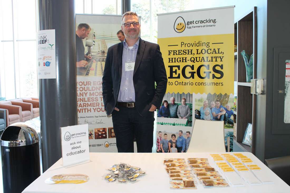 Egg Farmers of Ontario Exhibitor Booth at OHEA 2019 Conference